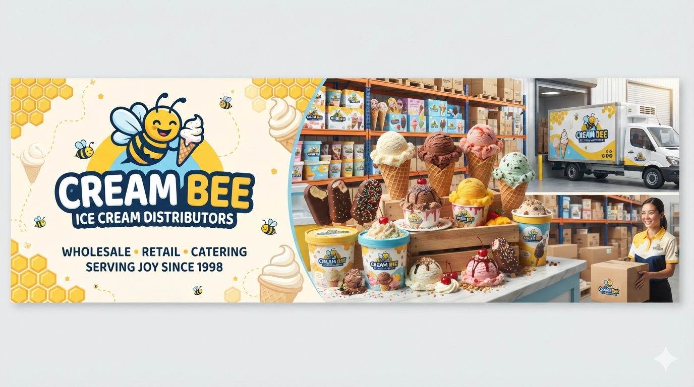 Cream bee